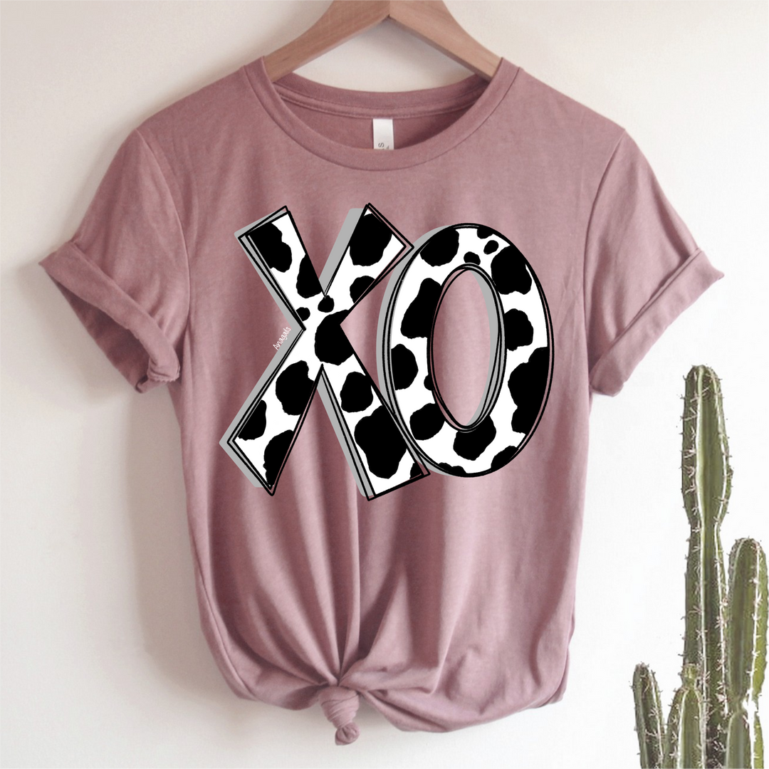 Xo Cow Print