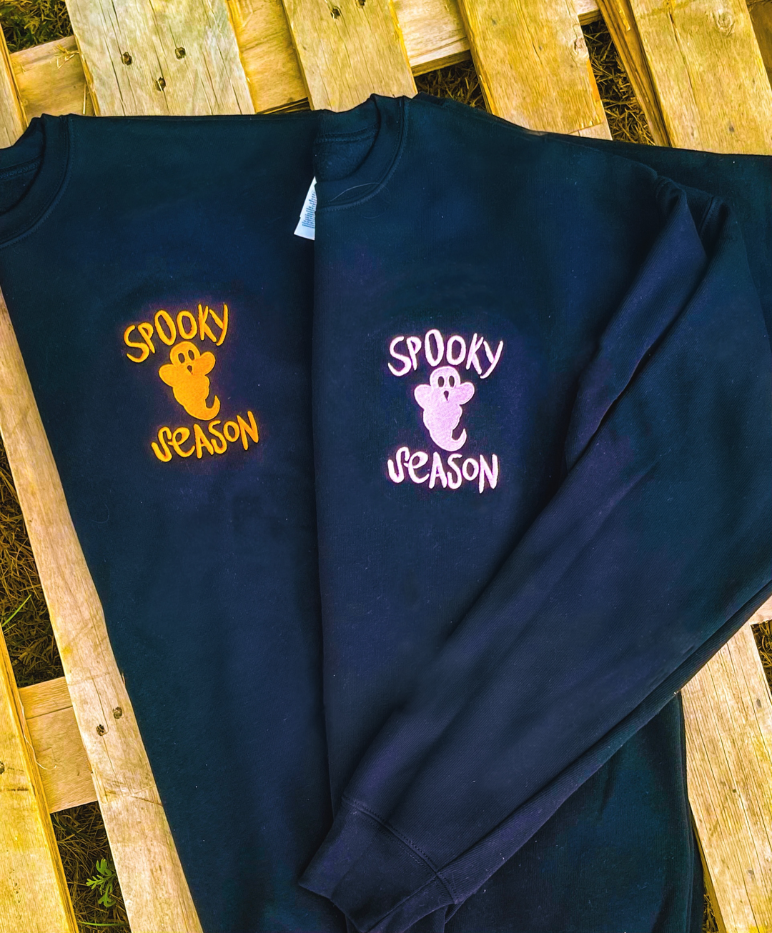 Softest Sweatshirt Ever Spooky Season Embroidered