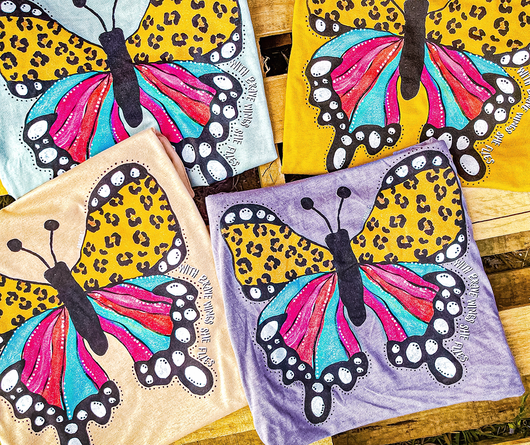 Hand Painted Butterfly