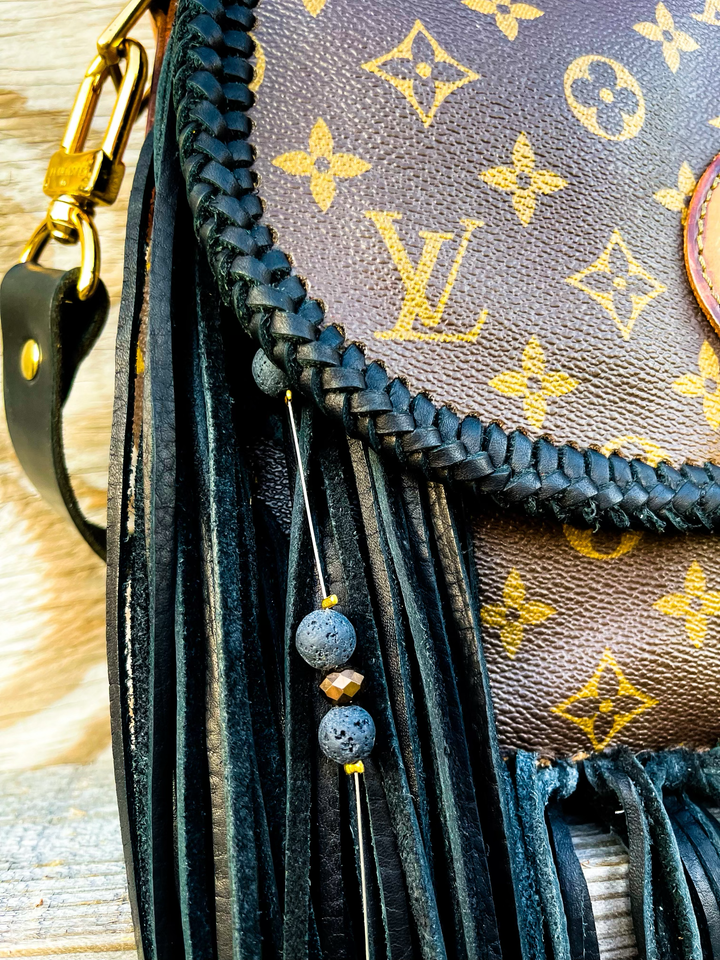 Upcycled LV The Braided Betty Noir