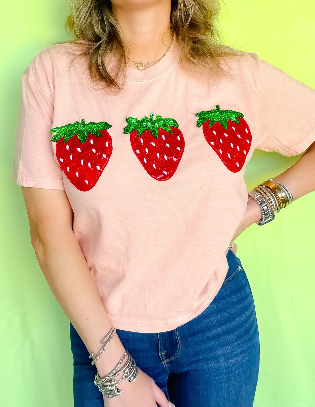 Beyond Shimmer Strawberry Tee