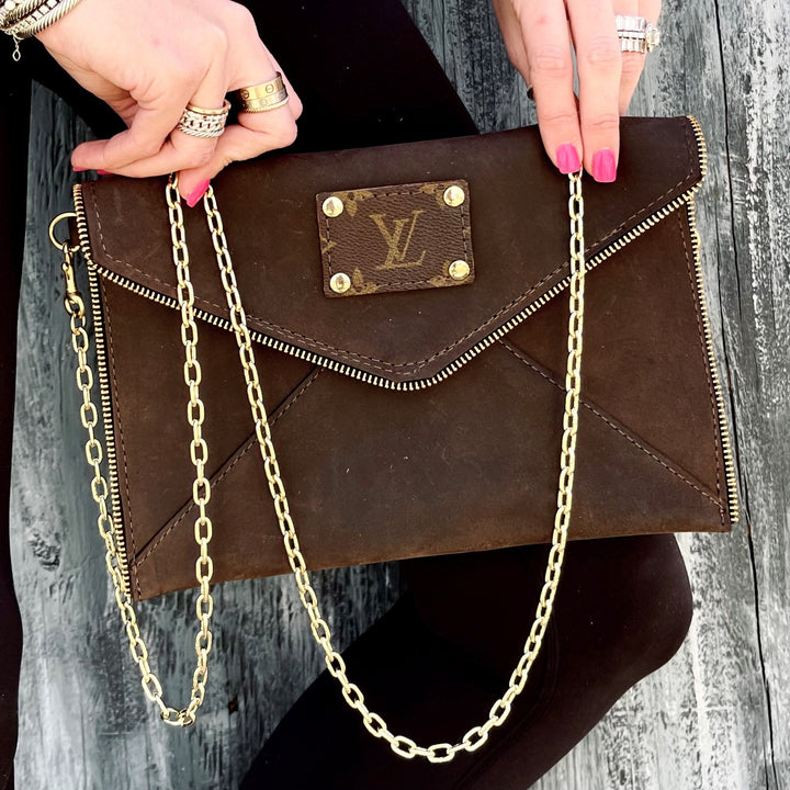 Upcycled LV Genuine Leather Cross Body CLASSIC