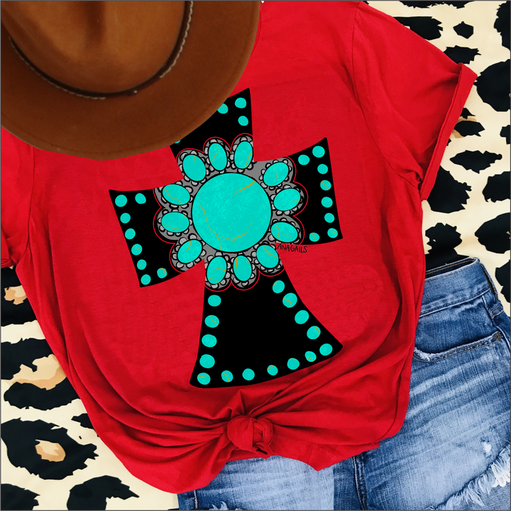 Turquoise Cross