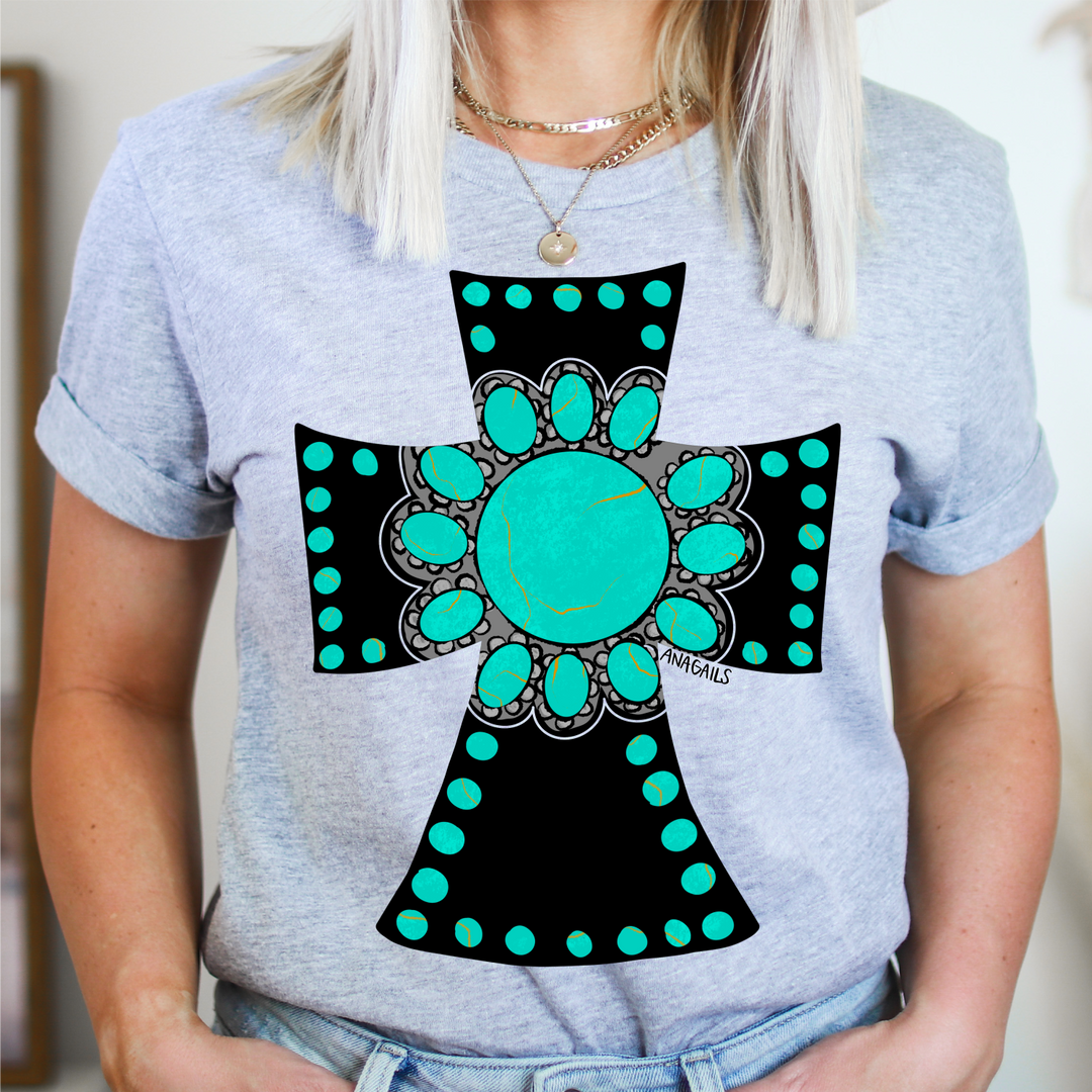 Turquoise Cross