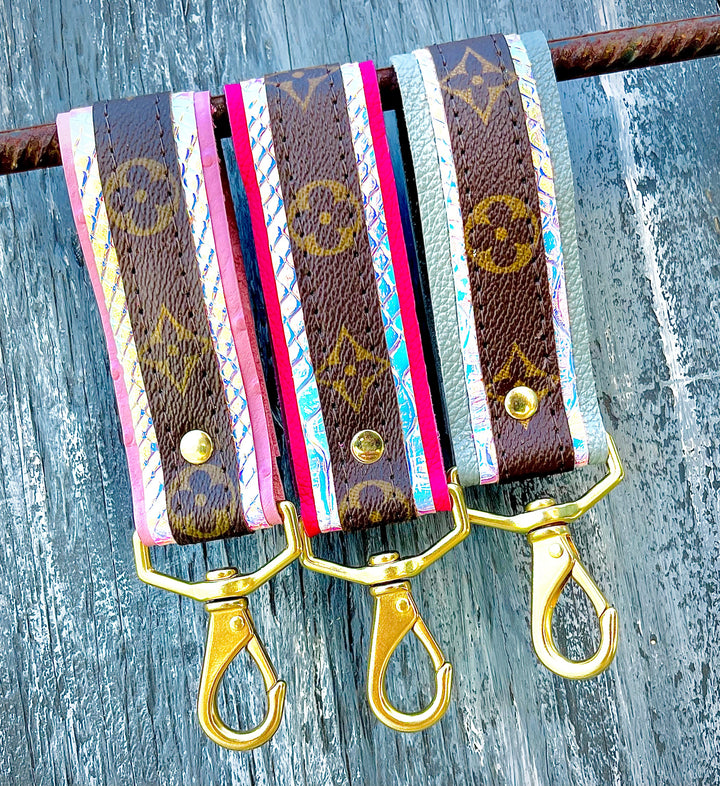 Upcycled LV Key chain PENNY CLASSICS