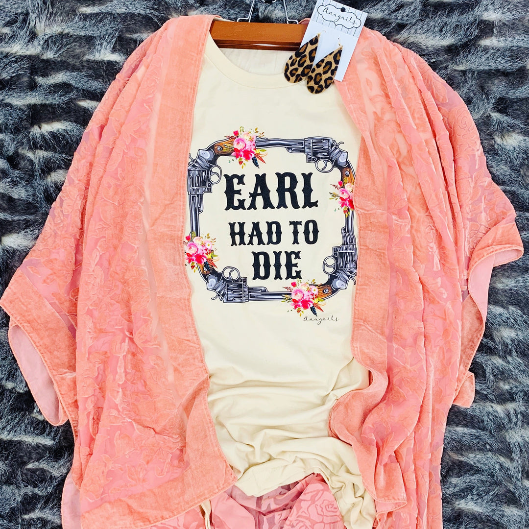 Vintage crushed velvet burn out kimono peach