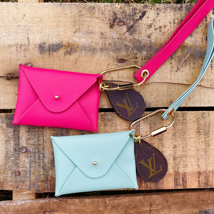 Upcycled LV Cardholder Wristlet