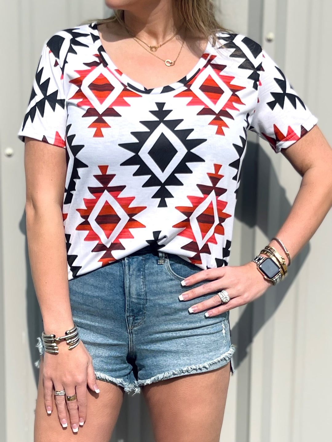 Pure Aztec Pattern Top