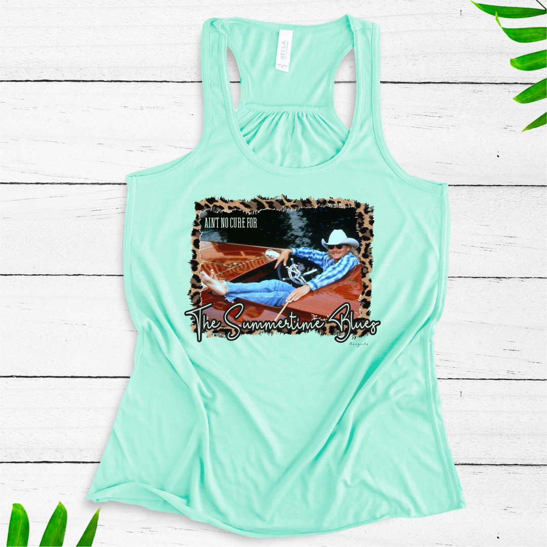 Summertime blues tank