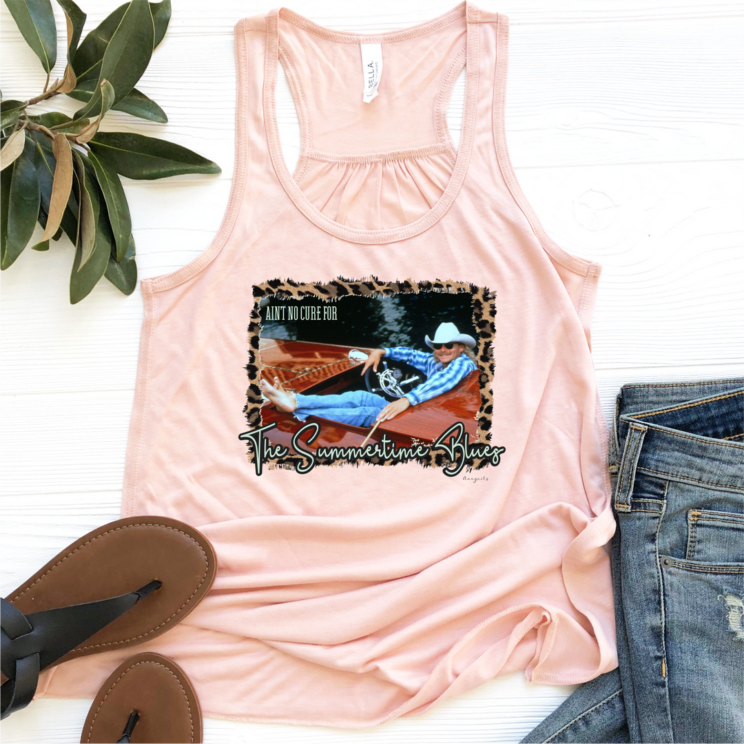 Summertime blues tank