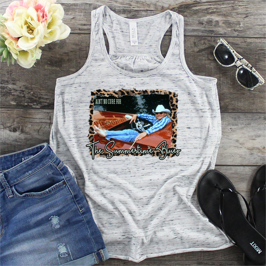 Summertime blues tank