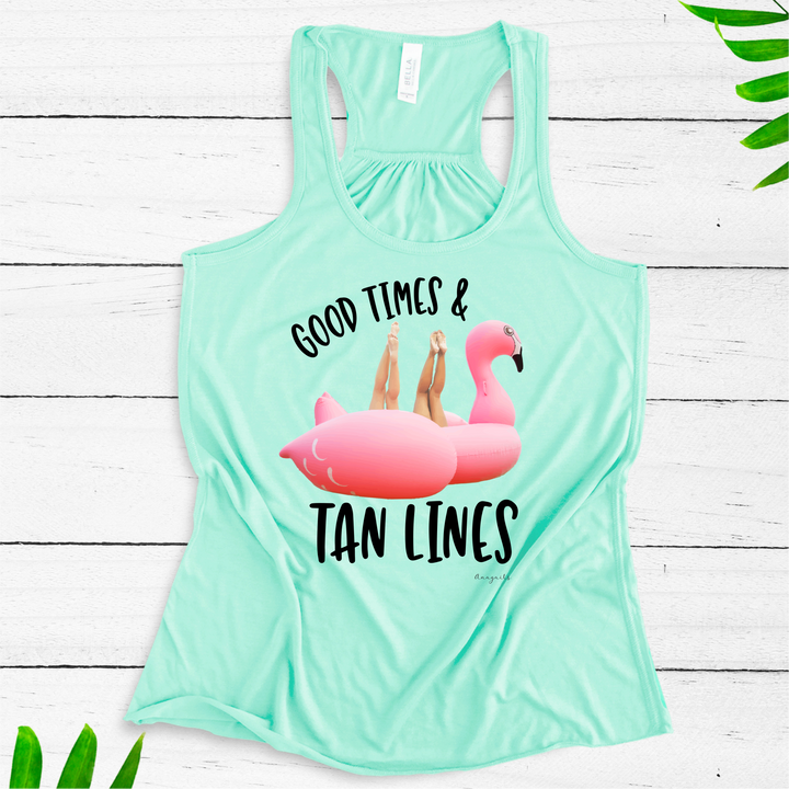 Good times & tan lines tank