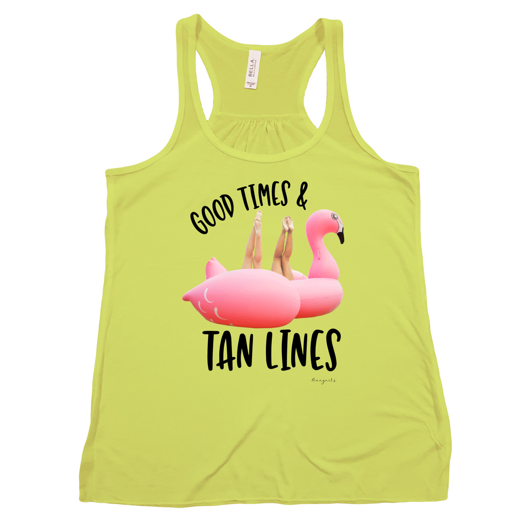 Good times & tan lines tank