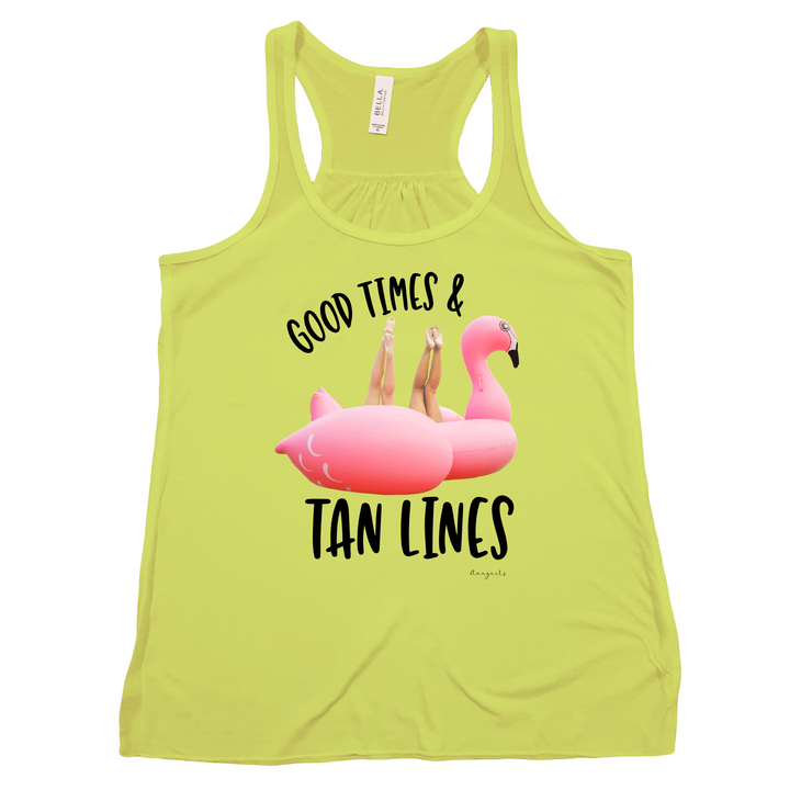 Good times & tan lines tank